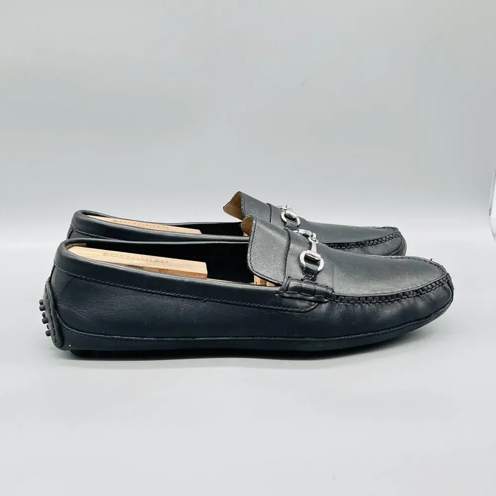 Cole Haan Shoes Mens 13 Black Leather Bit Driving Moc Loafers Casual Comfort